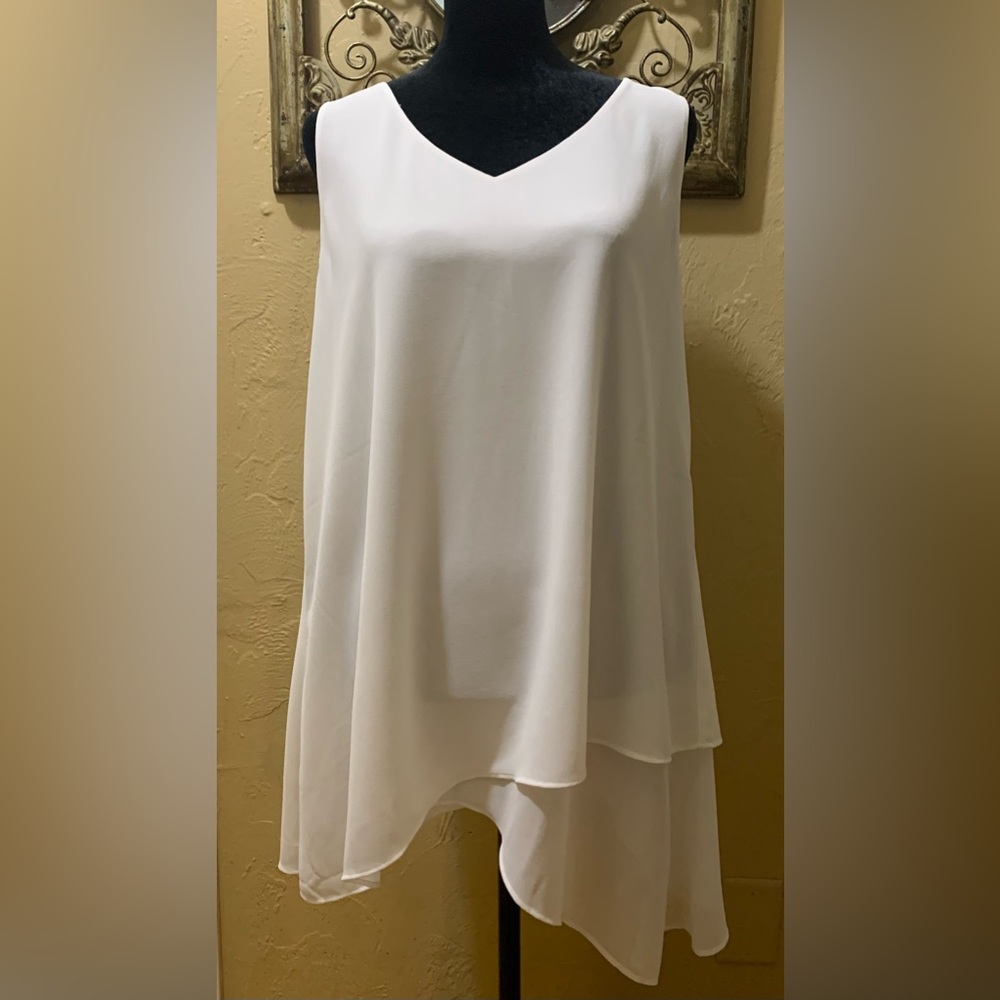 Soft Surroundings White Top Size Medium